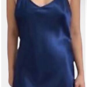Trina Turk blue slip dress